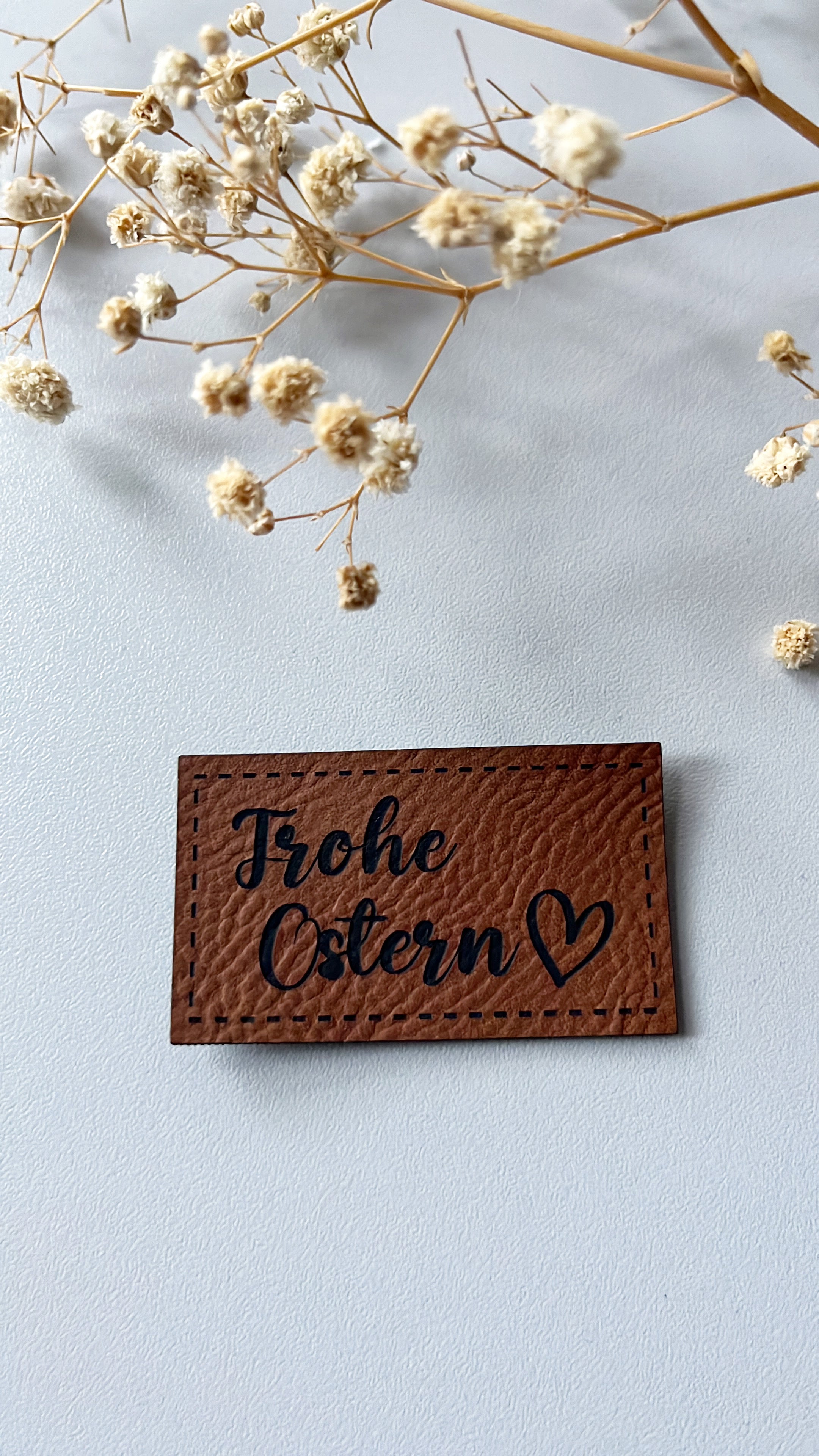 Frohe Ostern Label